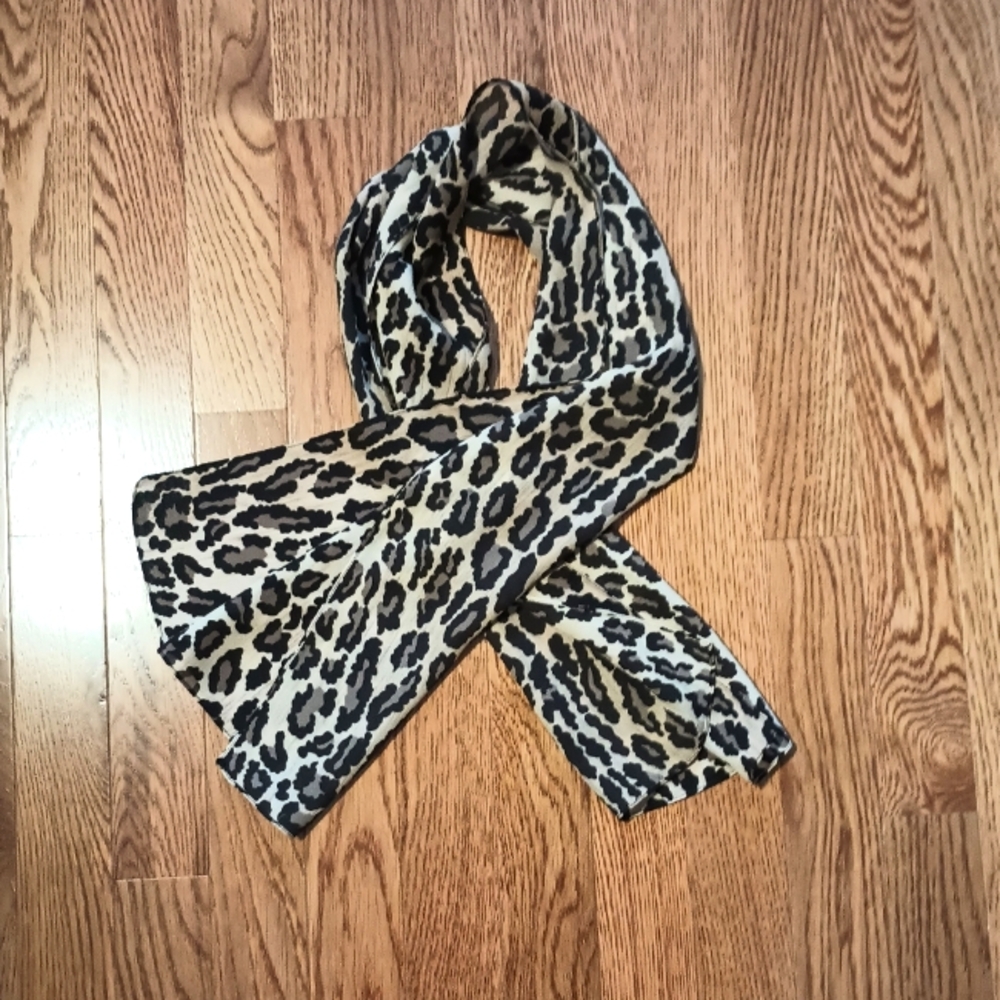Leopard Print Scarf